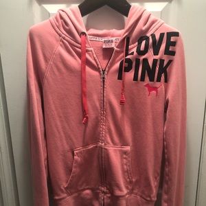 Bright Pink PINK Hoodie